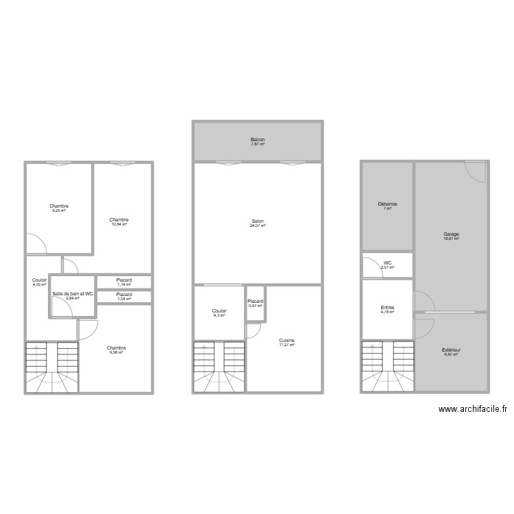 Tomblaine Dabrowski. Plan de 20 pièces et 139 m2