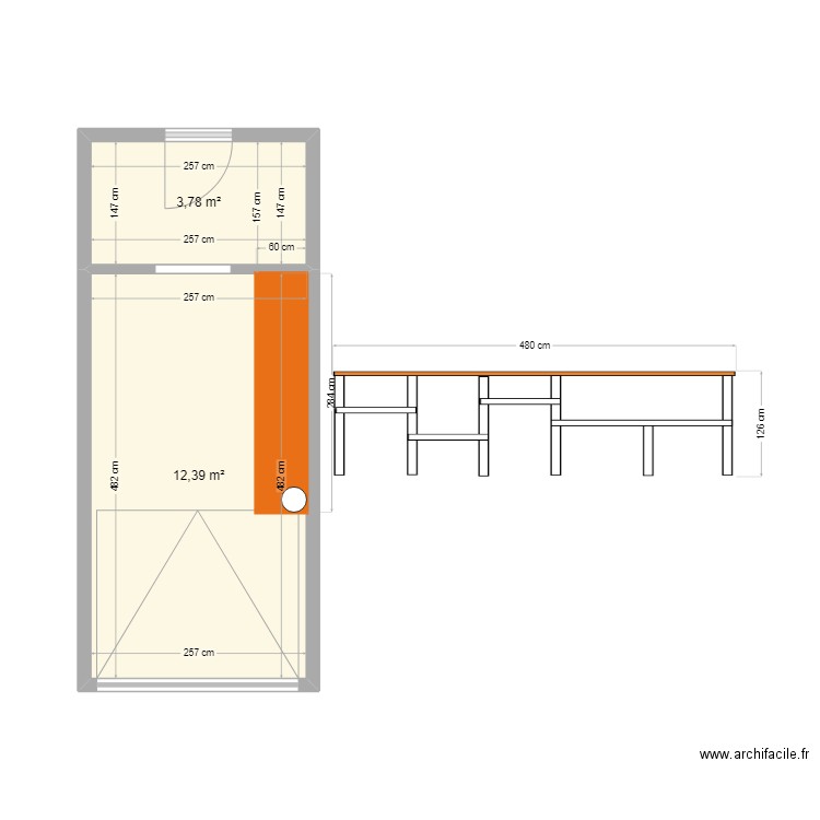 garage villers. Plan de 0 pièce et 0 m2
