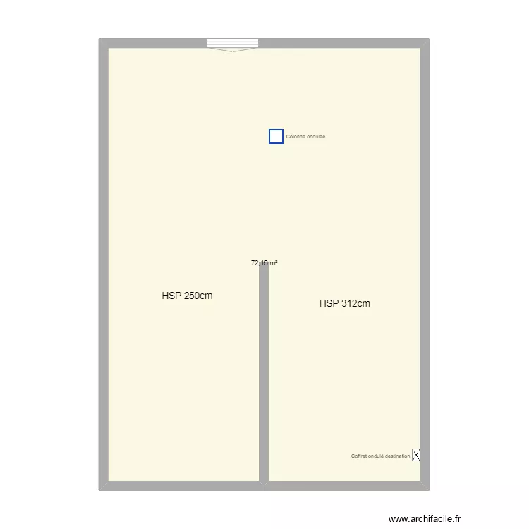 1er RTP bureau projet. Plan de 