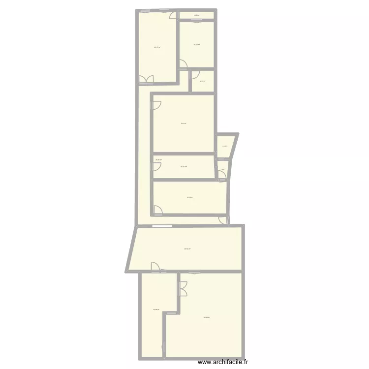 piso 3d. Plan de 13 et 277 m² piso 3d. Plan de 13 et 277 m²