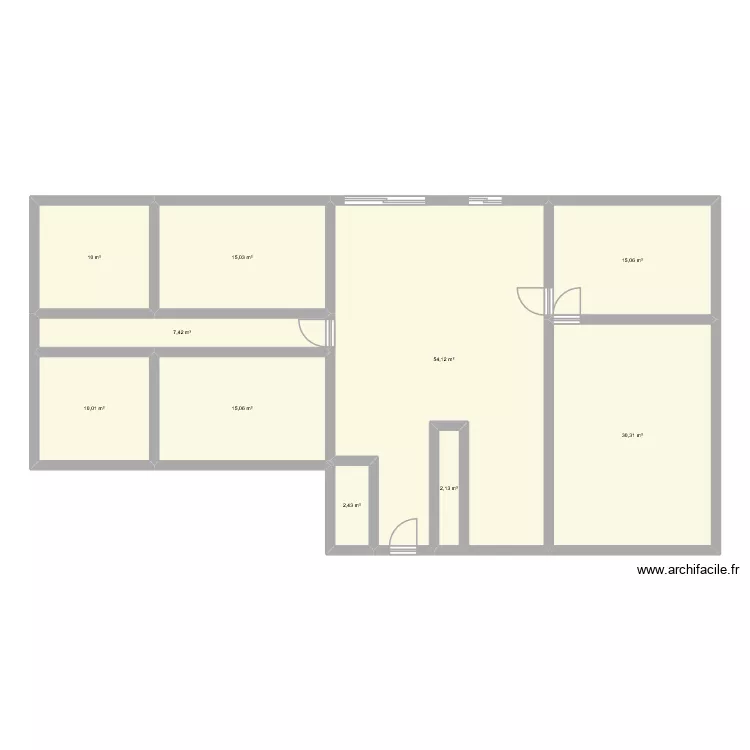 Futur maison Arnaud. Plan de 10  et 162 m²