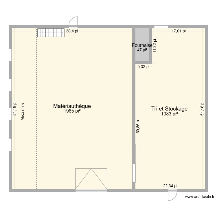 Ré-Utîles_Mat_après. Plan de 3 pièces et 288 m2