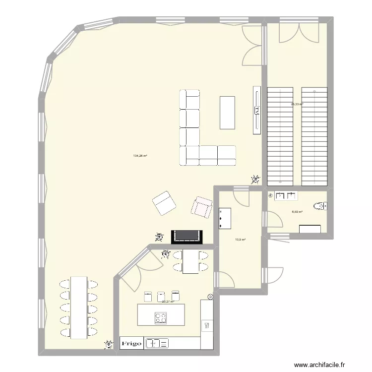 maison de reve. Plan de 5  et 200 m²