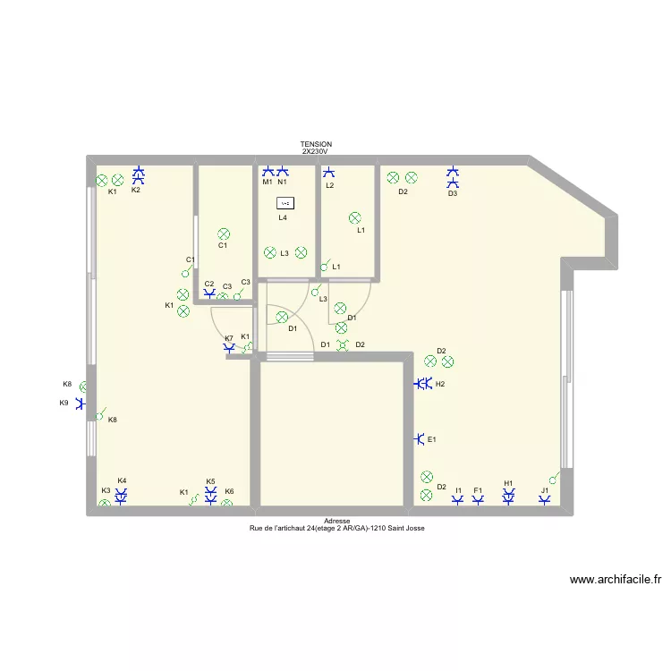 ET2 DREAPTA SPATE. Plan de 
