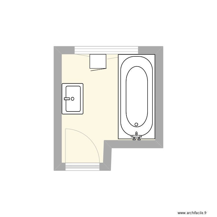 LIVA. Plan de 1 pièce et 4 m2