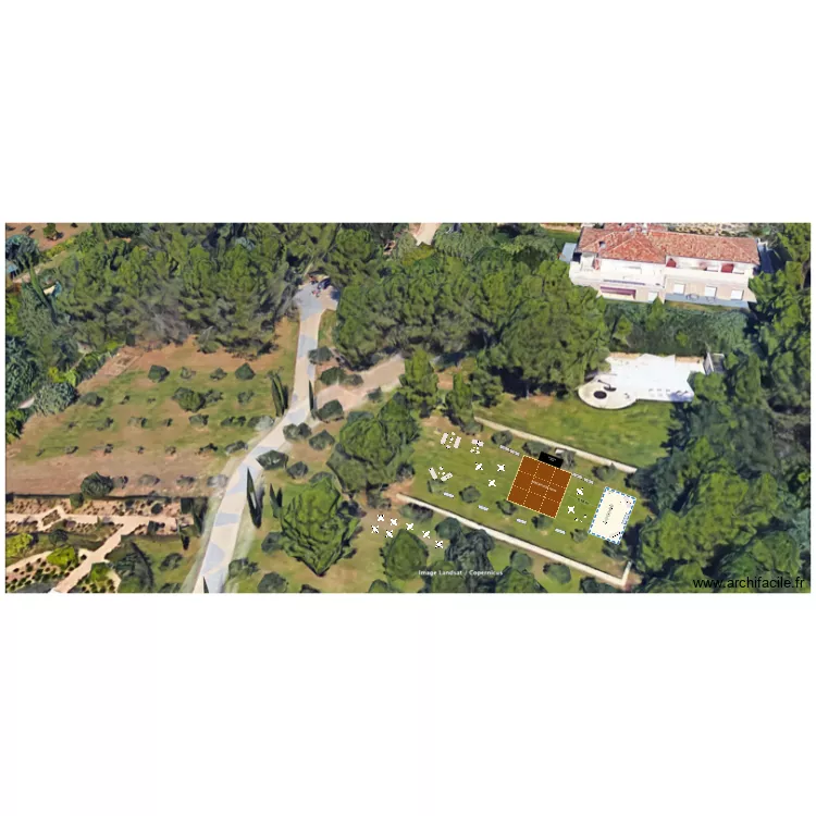 plan implantation. Plan de 