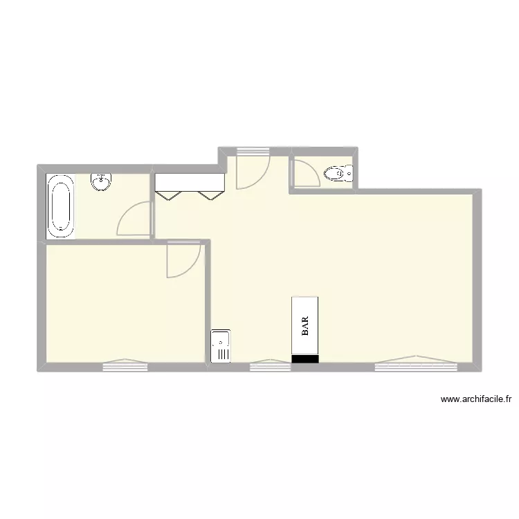 St sebastien. Plan de 4 et 45 m² St sebastien. Plan de 4 et 45 m²