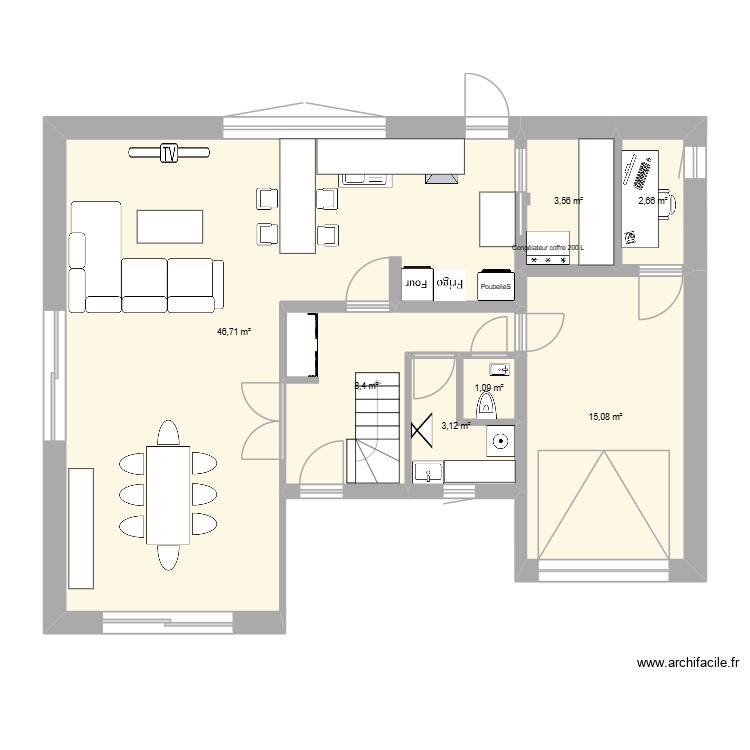 BAS. Plan de 0 pièce et 0 m2
