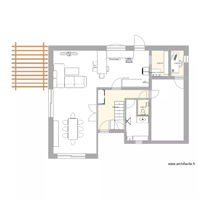 BAS. Plan de 4 et 16 m² BAS. Plan de 4 et 16 m²