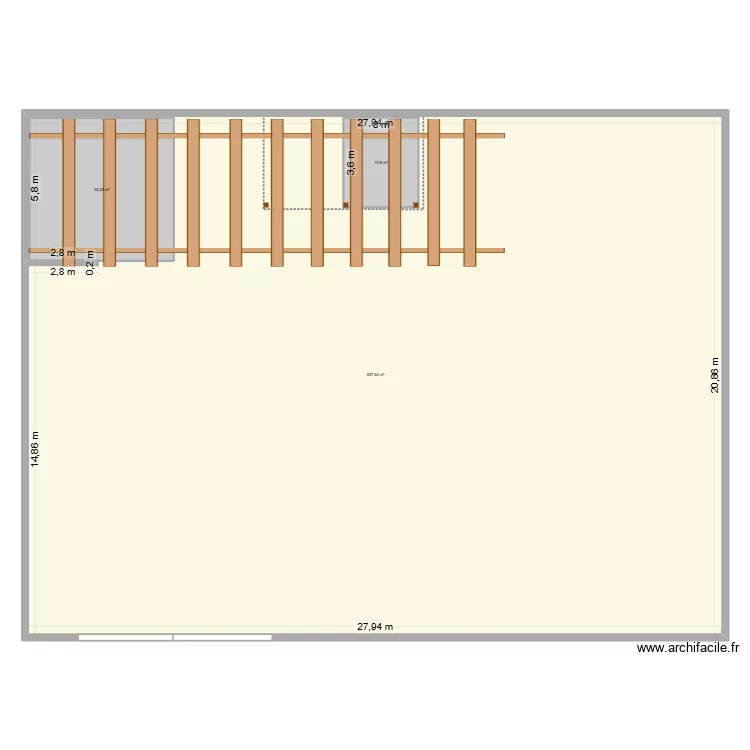 bennes Avanc&eacute;e 1 pan. Plan de 