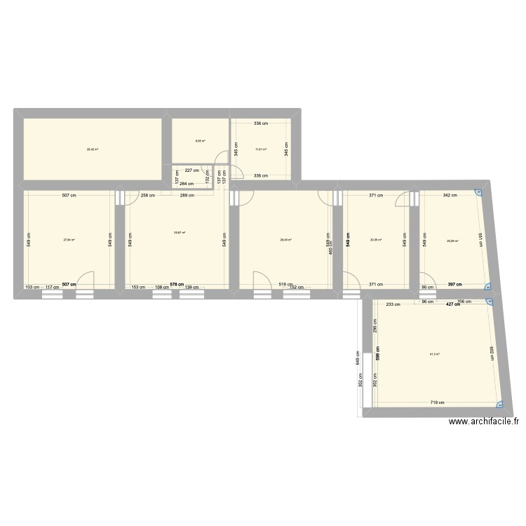 plan Chauveau 3 . Plan de 0 pièce et 0 m2