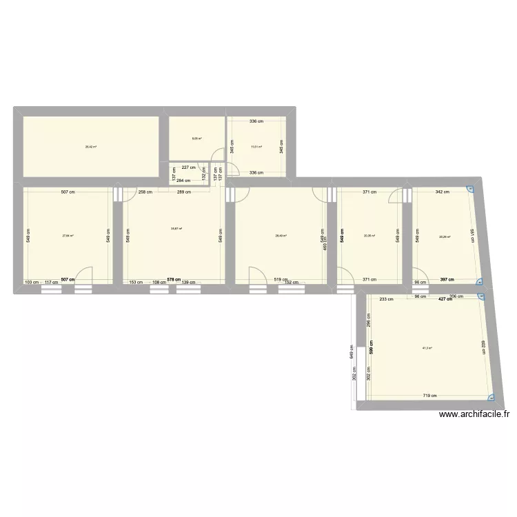 plan Chauveau 3 . Plan de 