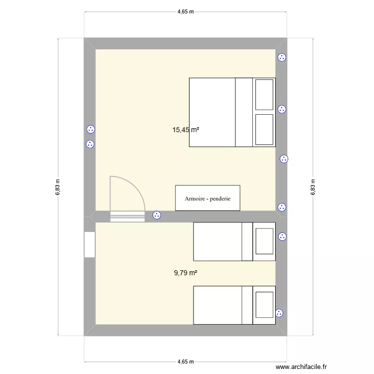berck etage. Plan de 2 et 25 m² berck etage. Plan de 2 et 25 m²