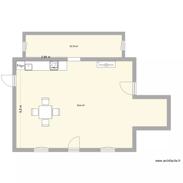 Cagnes sur mer 1. Plan de 2 Pièces et 65 m²
