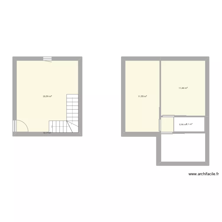 appartement 1. Plan de 6 Pièces et 49 m² appartement 1. Plan de 6 Pièces et 49 m²