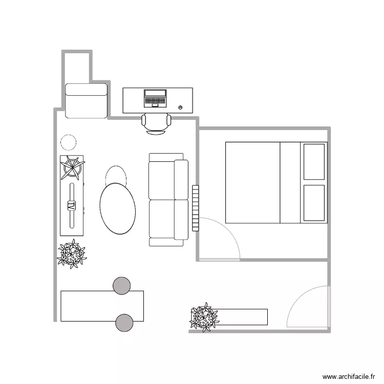 96 bld xrousse. Plan de 