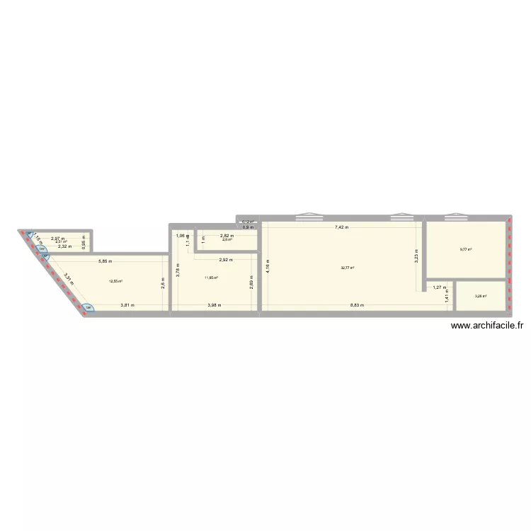COPERNIC. Plan de 8 et 76 m² COPERNIC. Plan de 8 et 76 m²