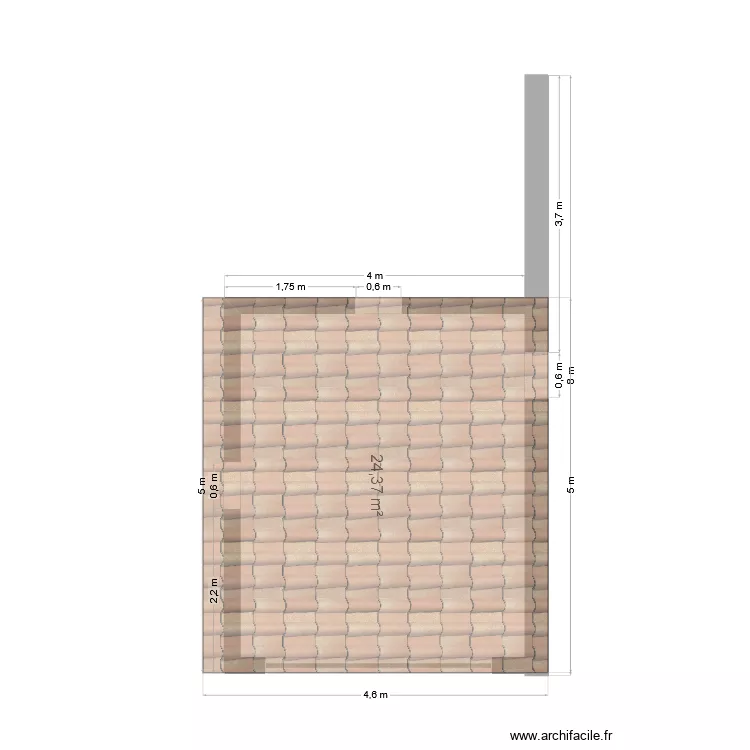 garage. Plan de garage. Plan de