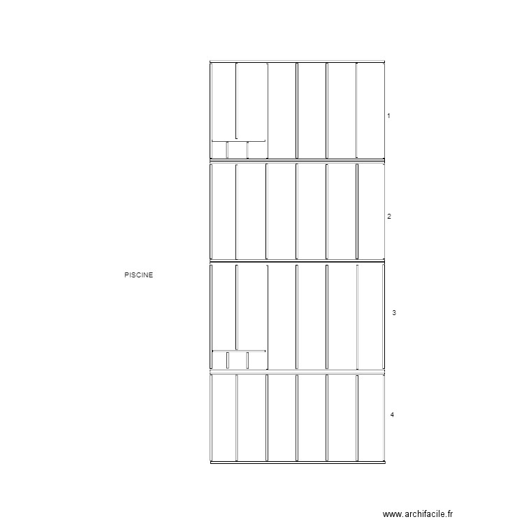 Terrasse bois Maisonneuve. Plan de 0 pièce et 0 m2