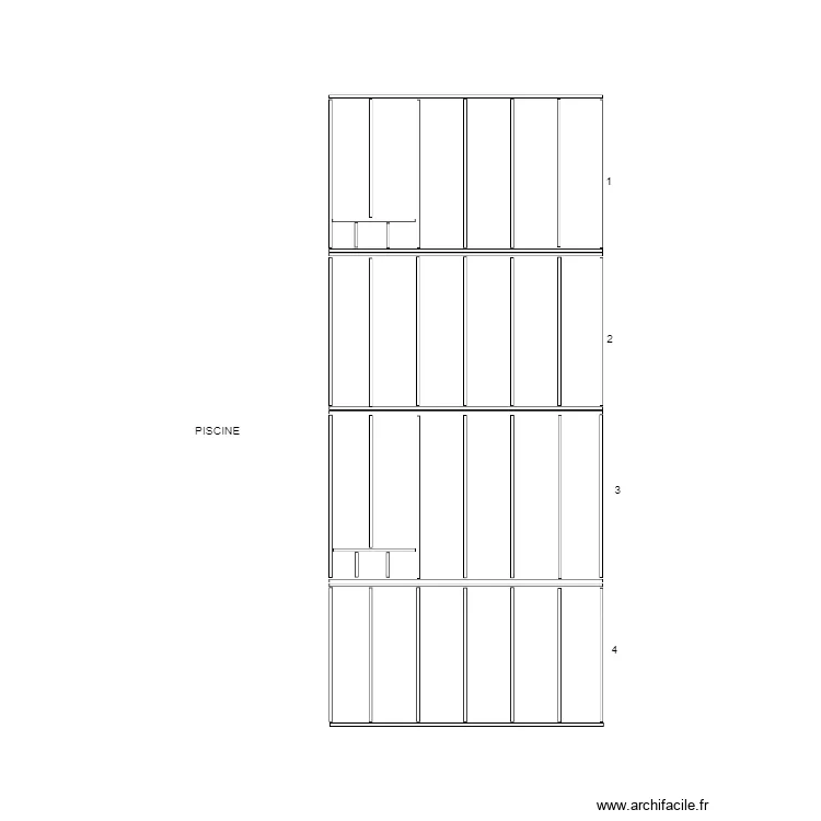 Terrasse bois Maisonneuve. Plan de Terrasse bois Maisonneuve. Plan de