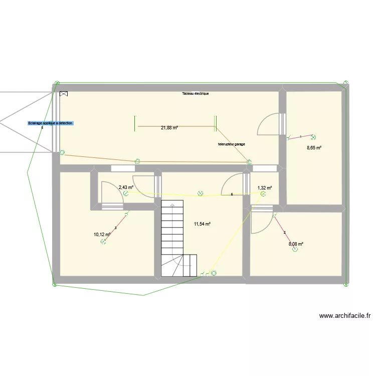 Sous sol chacha eclairage sous sol plus ext. Plan de 