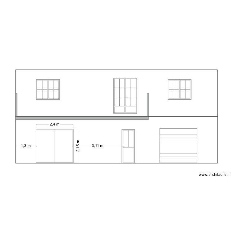 face avant modifié Assas simple. Plan de 0 pièce et 0 m2