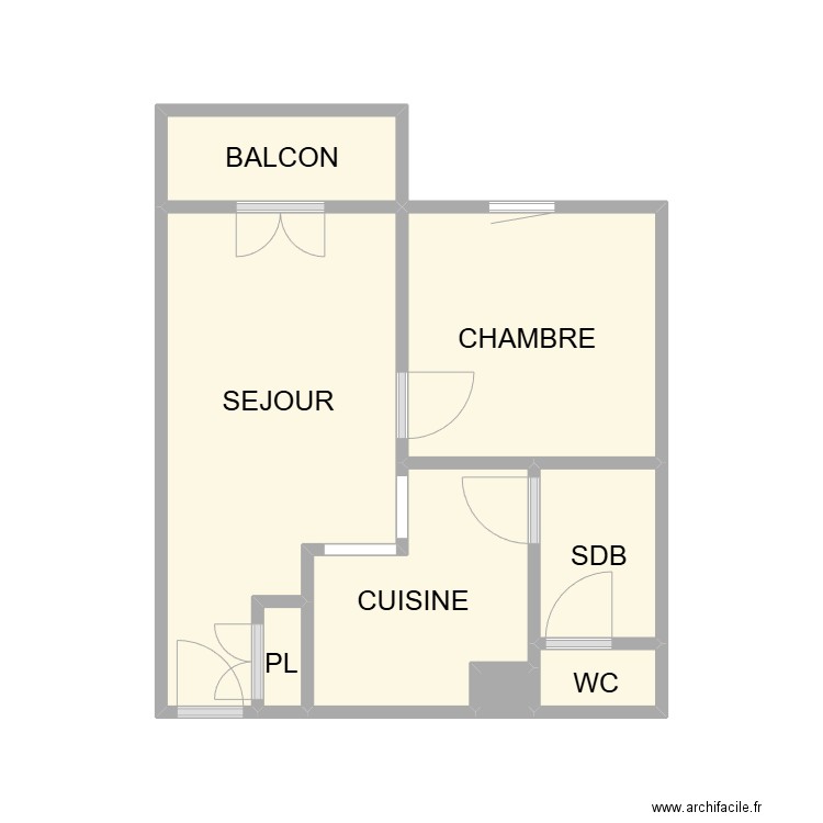 PLAN GARONS. Plan de 8 pièces et 20 m2