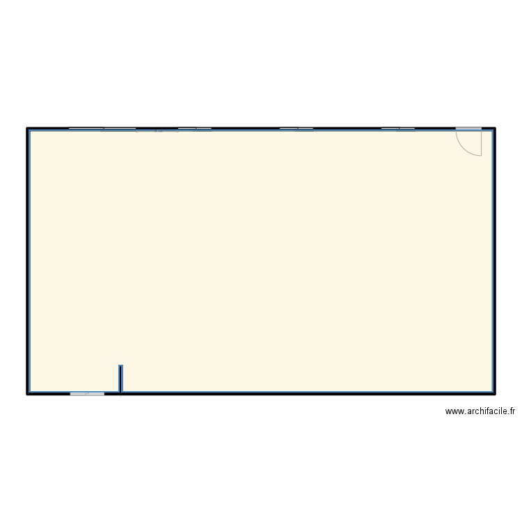 Exercice Olivier. Plan de 1 pièce et 154 m2
