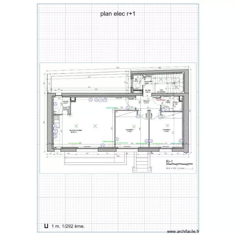 plan elec R1. Plan de plan elec R1. Plan de