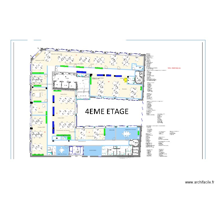 Plan 22V sans noms. Plan de 0 pièce et 0 m2