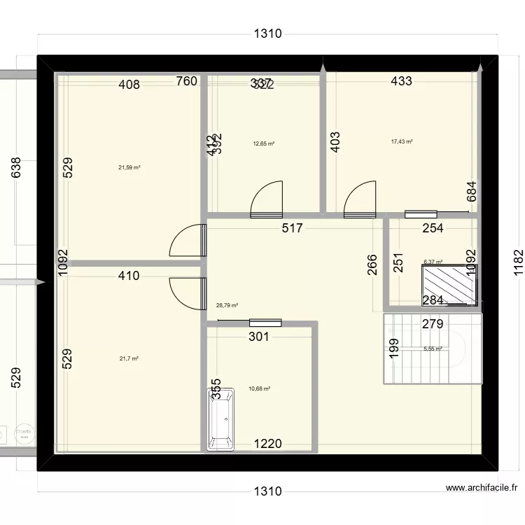 Maison Claude 1. Plan de Maison Claude 1. Plan de
