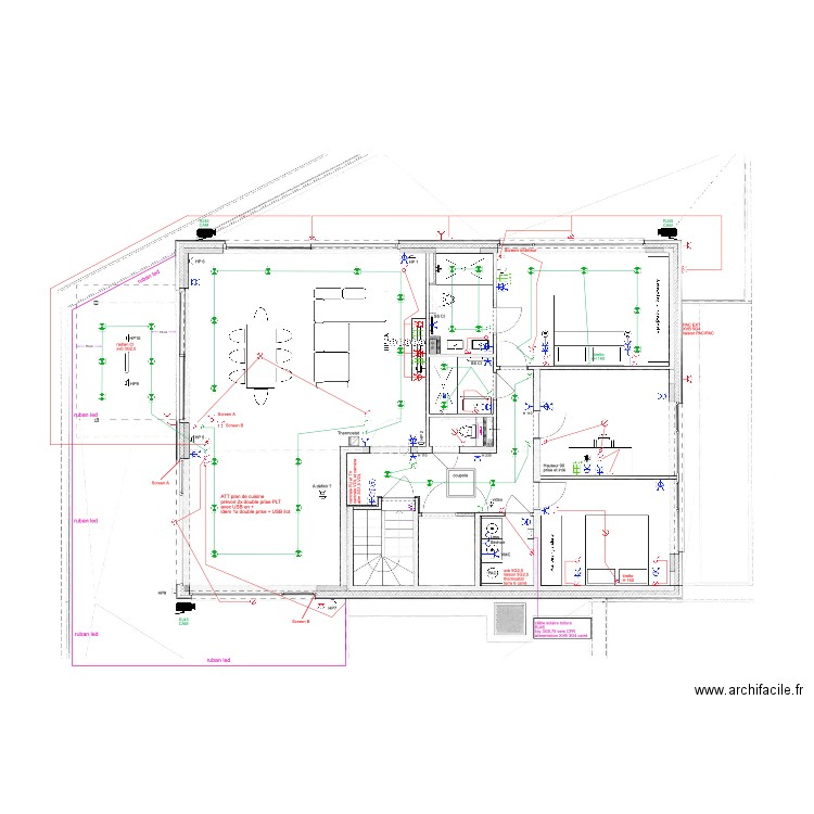 FBG appartement bloc A. Plan de 0 pièce et 0 m2