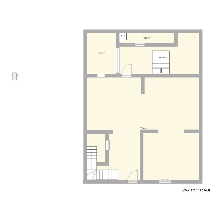 plan maison jihadia. Plan de 4 pièces et 101 m2