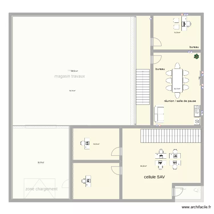 conflans travaux / sav. Plan de 14 pièces et 788 m² conflans travaux / sav. Plan de 14 pièces et 788 m²