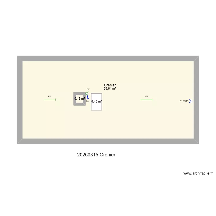 20260315  Maison Romain ADAM Grenier. Plan de 3  et 35 m²