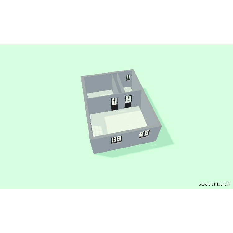 ANGEL. Plan de 4 pièces et 47 m2
