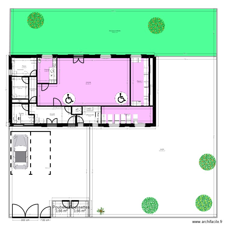 Bourg-en-Bresse projet Jordan pmi. Plan de 0 pièce et 0 m2