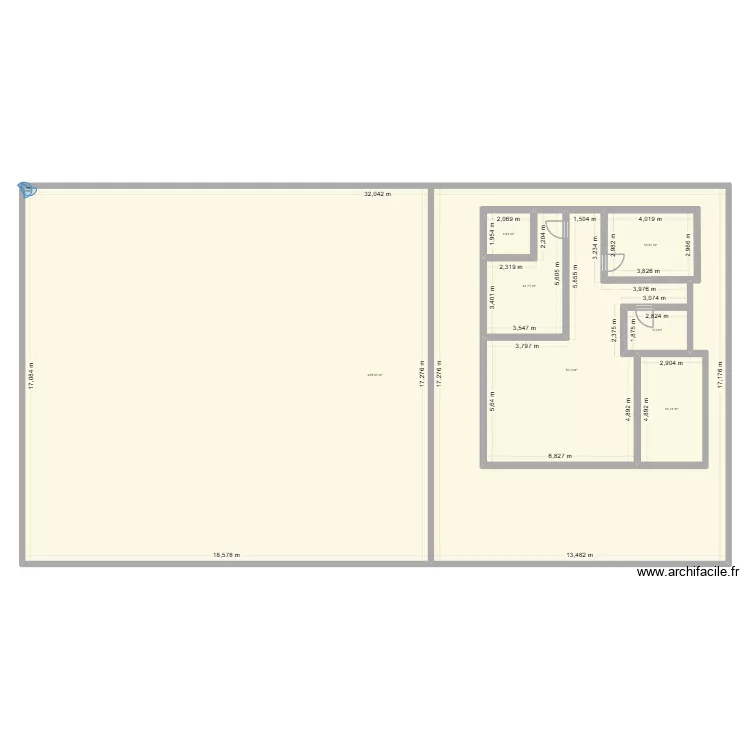 maison arrah. Plan de 7  et 653 m²