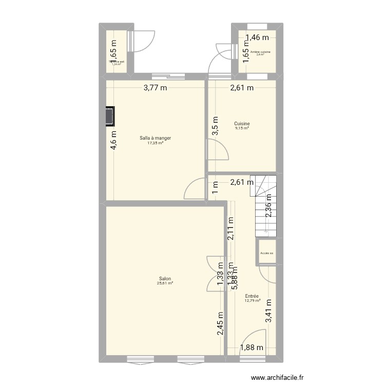 Caf. Plan de 0 pièce et 0 m2
