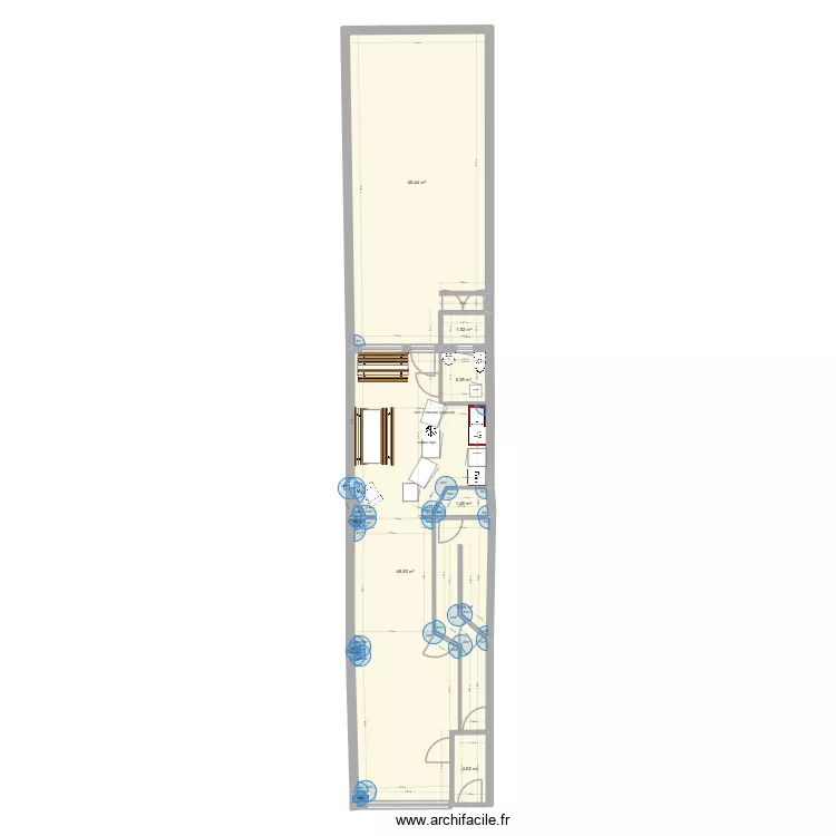 68 Foch Loos rdc essai 5. Plan de 11 et 112 m² 68 Foch Loos rdc essai 5. Plan de 11 et 112 m²