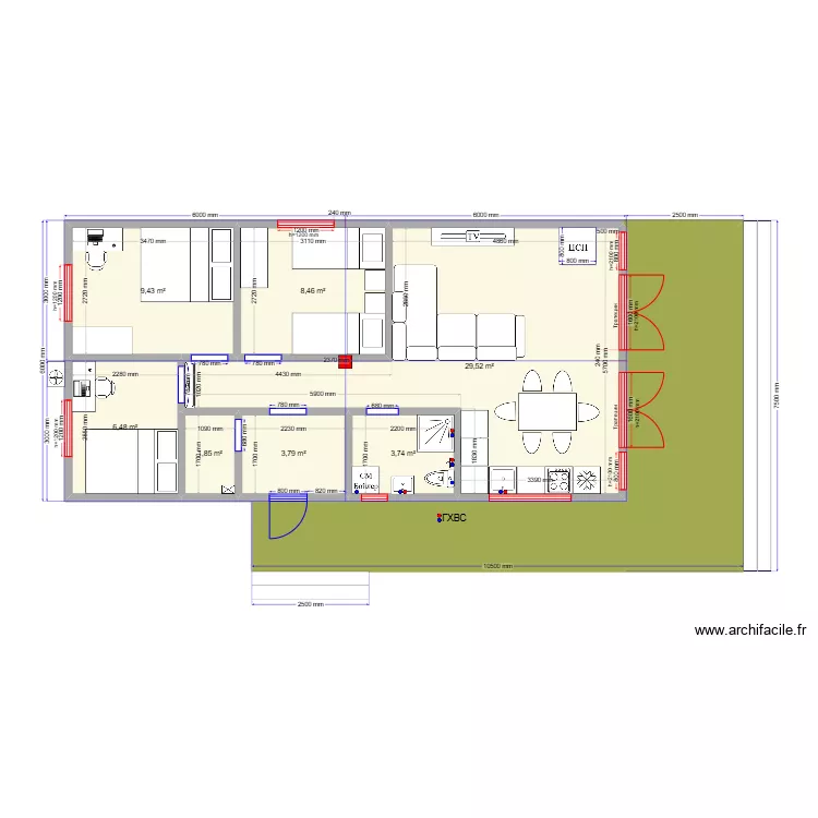 Быково осн гхвс. Plan de 