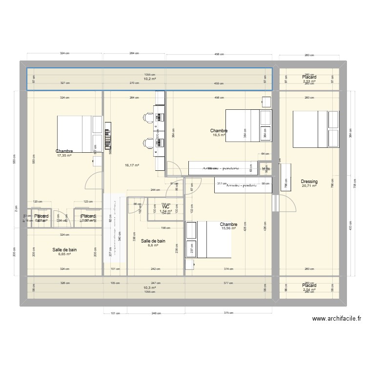 Etage V2023. Plan de 0 pièce et 0 m2