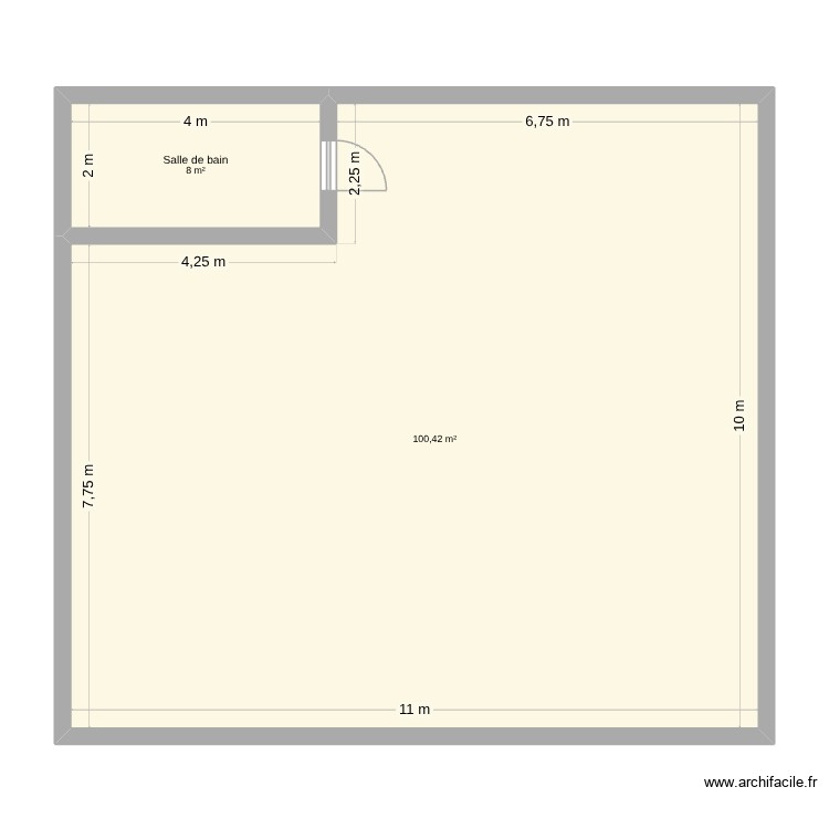 Maison 1. Plan de 0 pièce et 0 m2