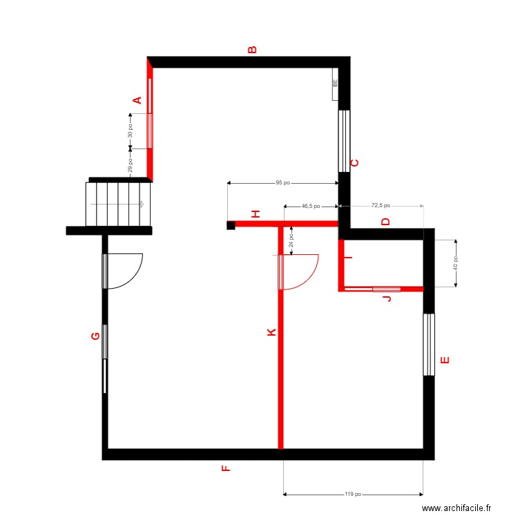 Theberge menuiserie 2. Plan de 0 pièce et 0 m2