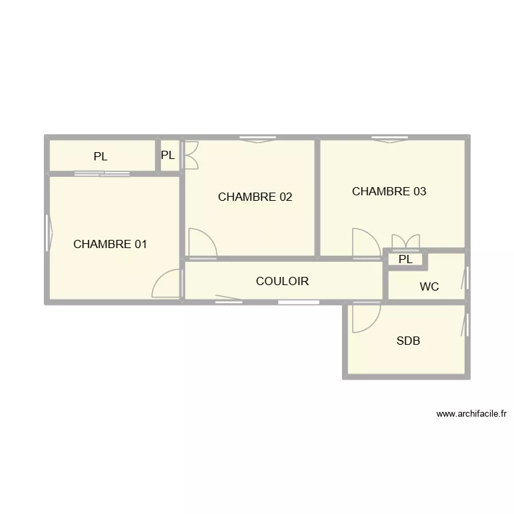 PLAN ETAGE VALABRIX. Plan de PLAN ETAGE VALABRIX. Plan de
