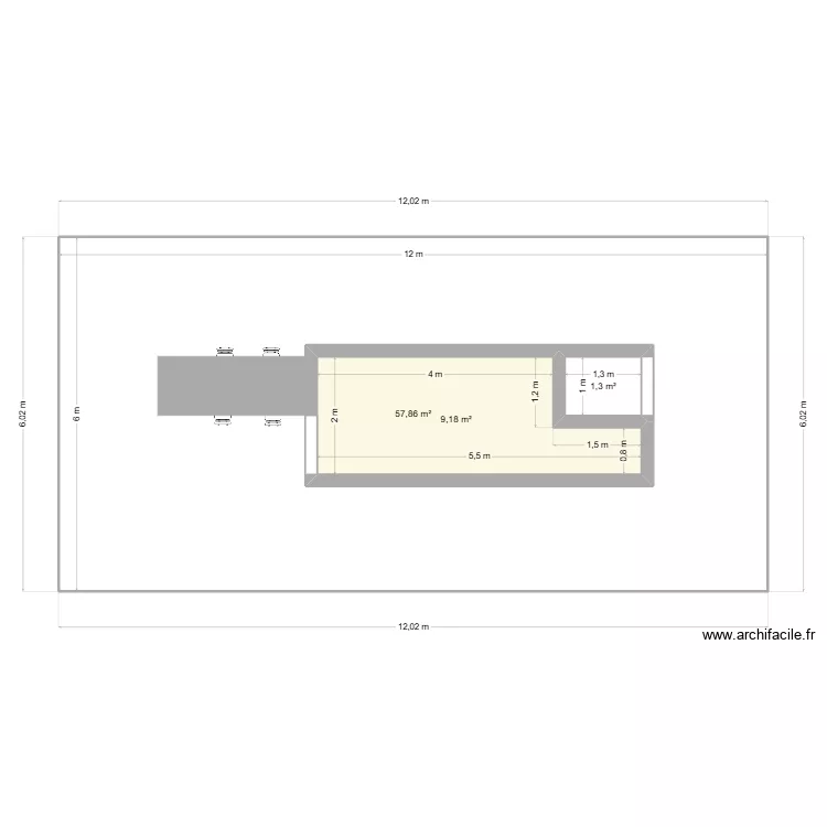 SIRHA 2027 (2). Plan de 3  et 82 m²