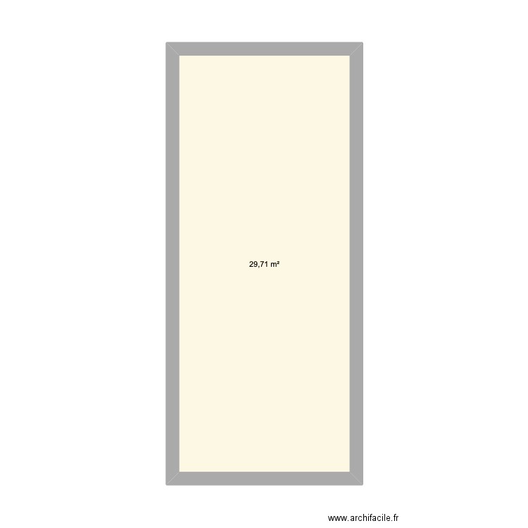 Garage. Plan de 1 pièce et 30 m2