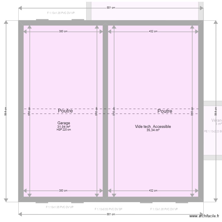 ML24007199. Plan de 11 pièces et 147 m2