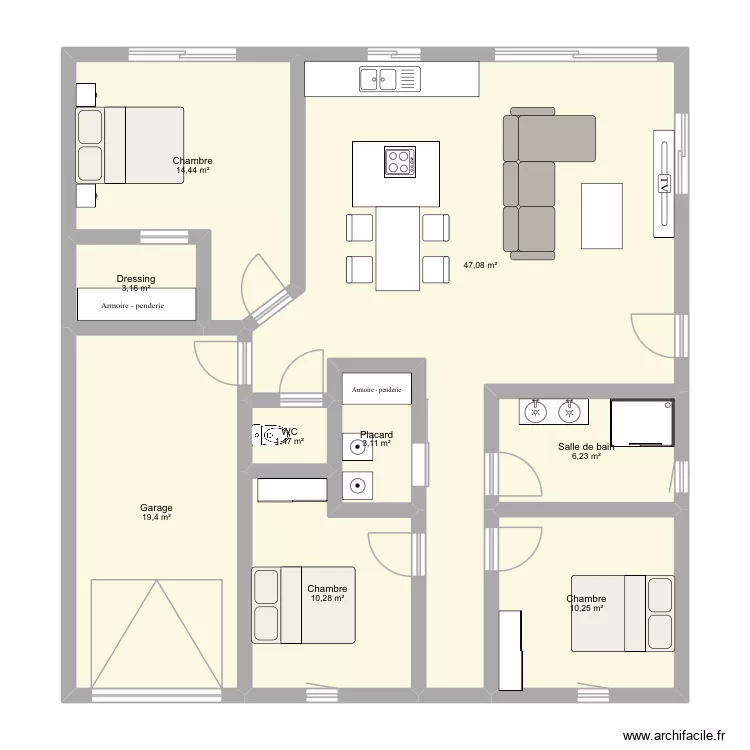 Landemont 2. Plan de 9 et 115 m² Landemont 2. Plan de 9 et 115 m²
