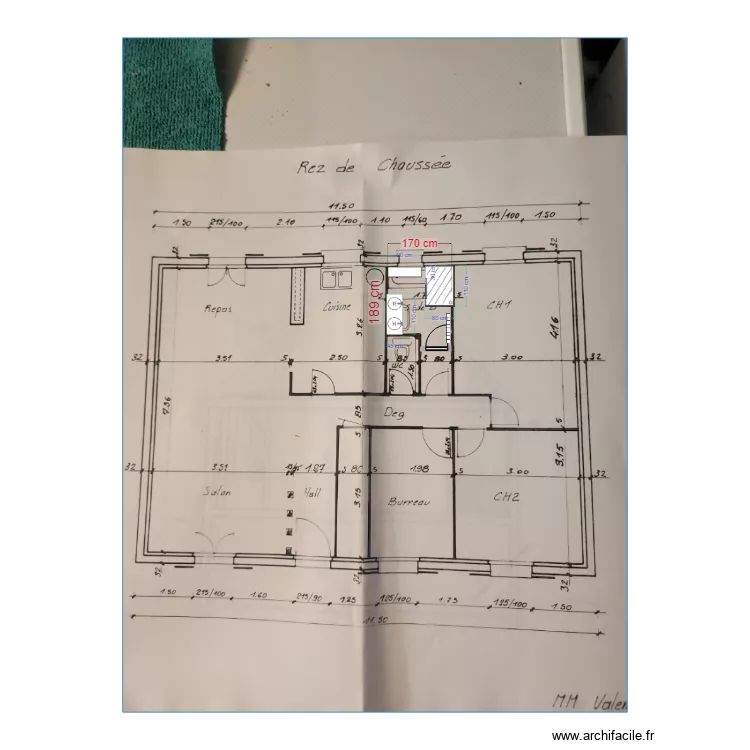 salle de bain. Plan de salle de bain. Plan de